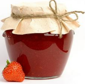 Джем полуничний, стерилізований, ґатунок перший, ДСТУ 4900, 1 кг